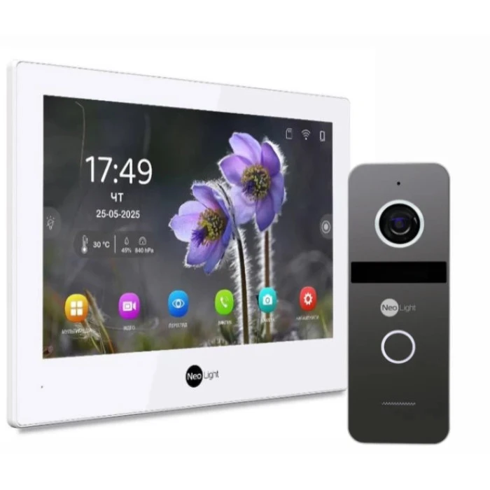 Комплект видеодомофона Neolight Alpha Hybrid HD Kit (Alpha Hybrid + Solo FHD) Graphite