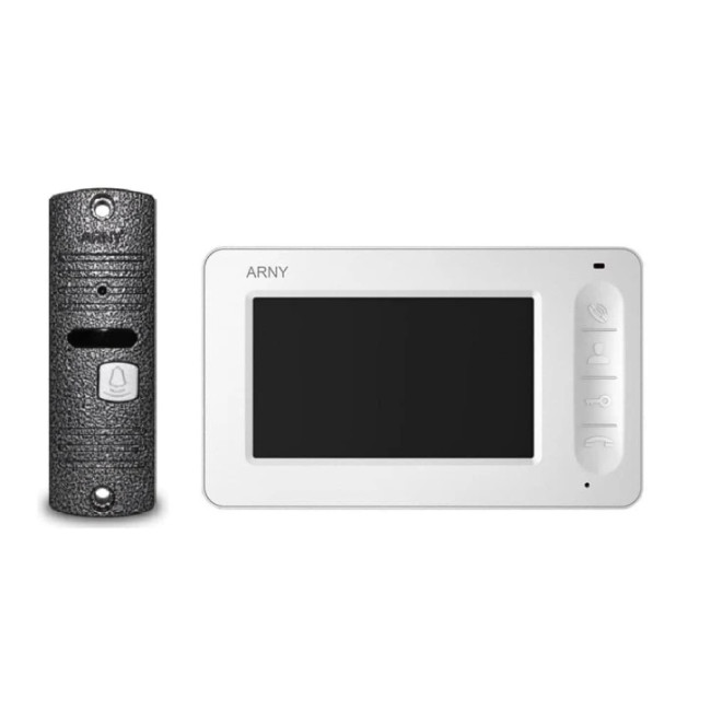 Комплект видеодомофона Arny AVD-4005 White/Grey
