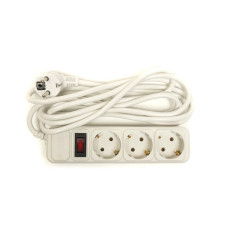 Сетевой фильтр PowerPlant 3 м, 3x1.5мм2, 10А, 3 розетки(JY-1054/3) PowerPlant 8952
