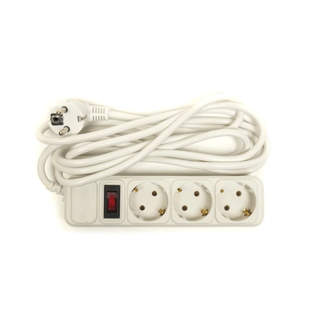 Сетевой фильтр PowerPlant 3 м, 3x1.5мм2, 10А, 3 розетки(JY-1054/3) PowerPlant 8952