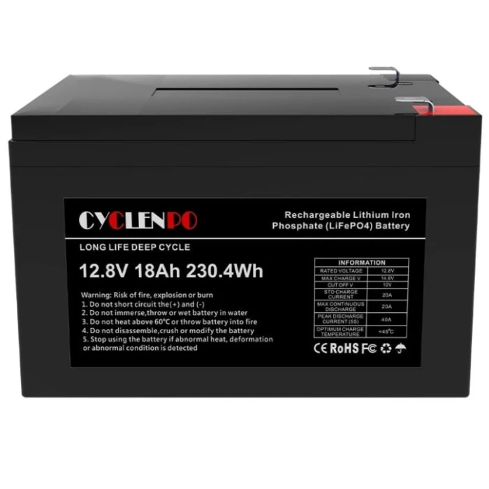 Аккумуляторная батарея Cyclen 12.8V 18AH LiFePo4 (44-00077)