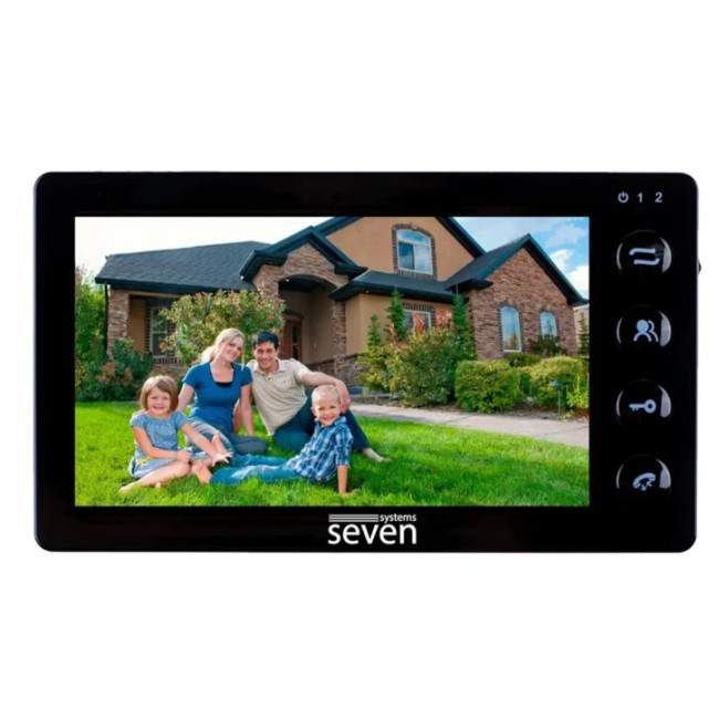 Видеодомофон SEVEN DP-7573 Black