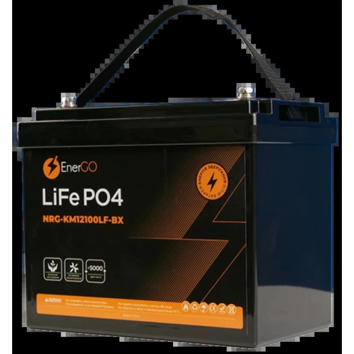 Аккумулятор EnerGo LiFePO4 12V 100Ah (NRG-KM12100LF-BX)