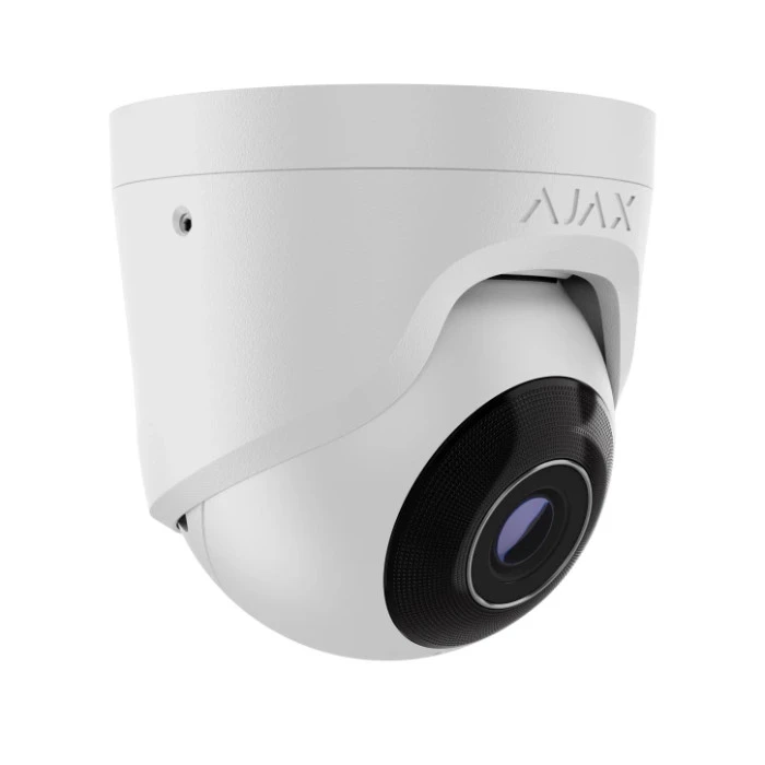 Дротова охоронна IP-камера Ajax TurretCam (8 Mp/2.8 mm) White (64927.197.WH1)