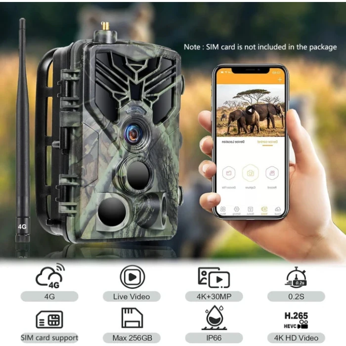 Фотопастка Suntek HC810Pro Live (30MP, OnLine Video)