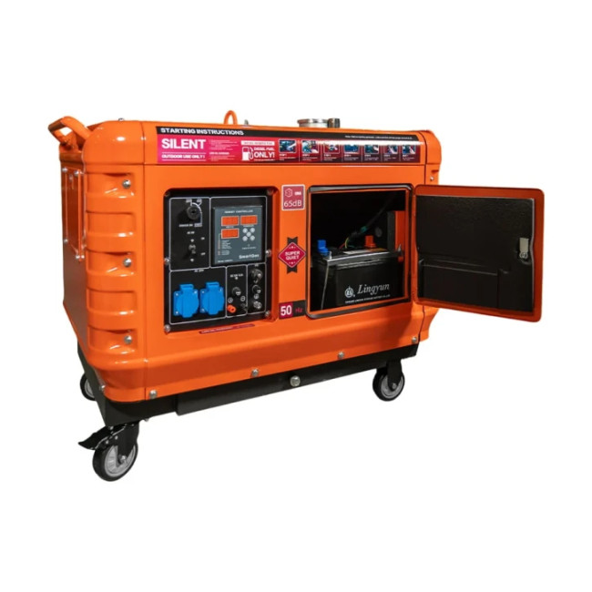 Дизельный генератор Bison BS8500QQ Orange (41-00410)