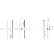 Розумний біометричний замок SEVEN LOCK SL-7779BFW-Т (SL-7779BFW-Т)