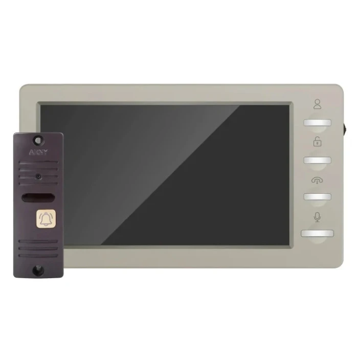 Комплект відеодомофону Arny AVD-7008FHD Beige/Brown