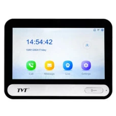IP видеодомофон TVT TD-E2137-PE/TP/WF Black (82-00404)