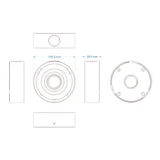 Коммутационный бокс Provision-ISR PR-JB12IP64 White