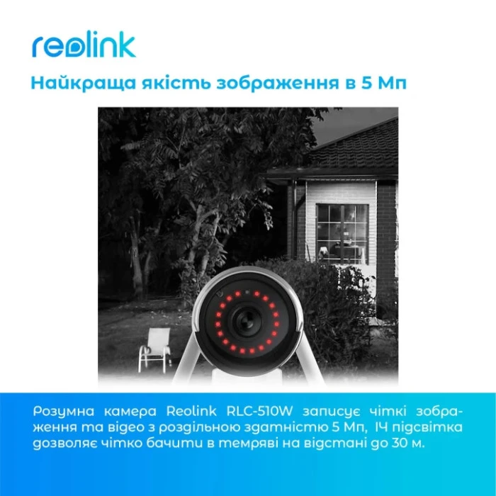 IP-видеокамера Reolink W320 White (RLC-510WA)