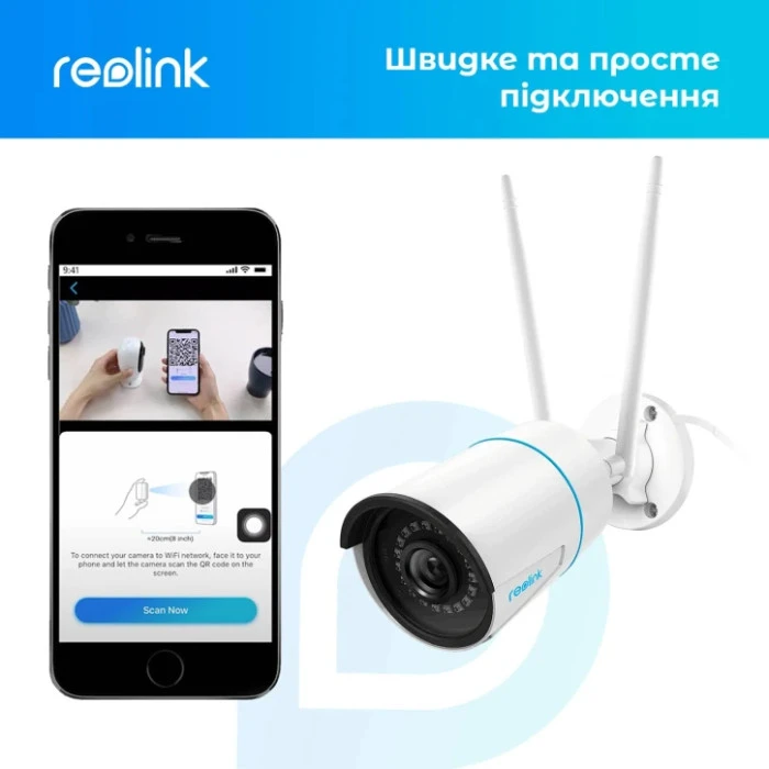 IP-видеокамера Reolink W320 White (RLC-510WA)