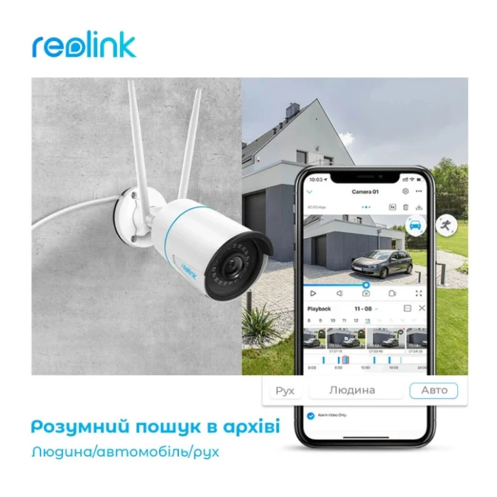 IP-видеокамера Reolink W320 White (RLC-510WA)