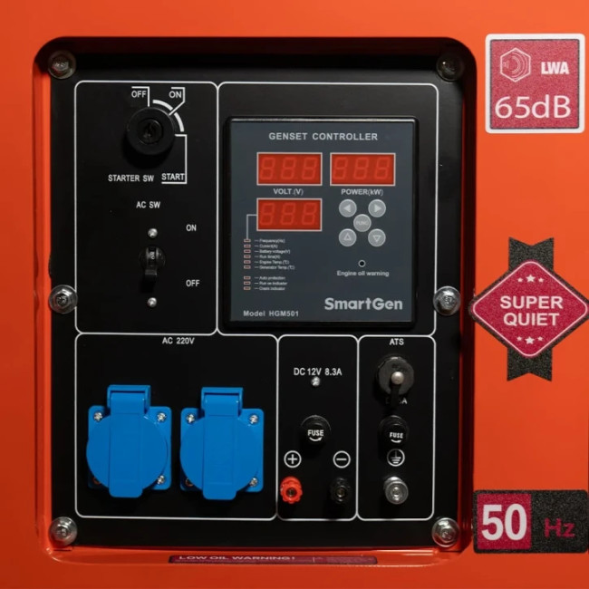 Дизельный генератор Bison BS8500QQ Orange (41-00410)