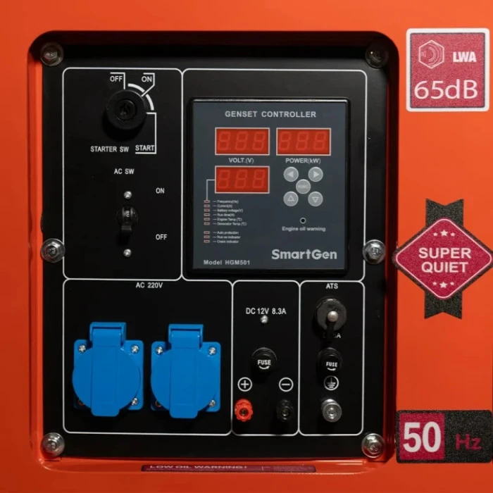 Дизельный генератор Bison BS8500QQ Orange (41-00410)