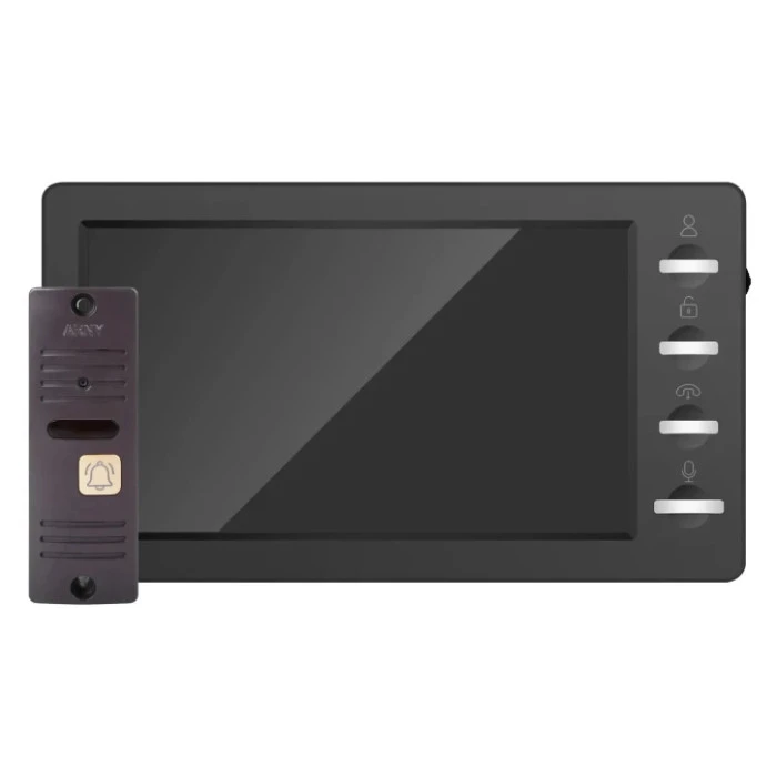 Комплект видеодомофона Arny AVD-7008FHD Black/Brown