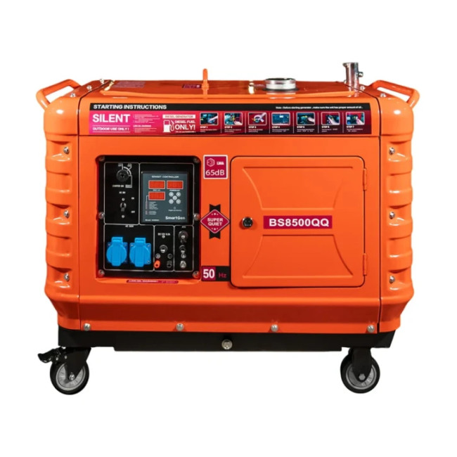 Дизельный генератор Bison BS8500QQ Orange (41-00410)