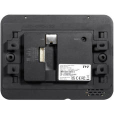 IP видеодомофон TVT TD-E2137-PE/TP/WF Black (82-00404)