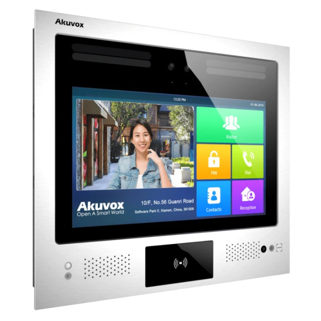 Многоабонентская вызывная панель Akuvox X916S Silver