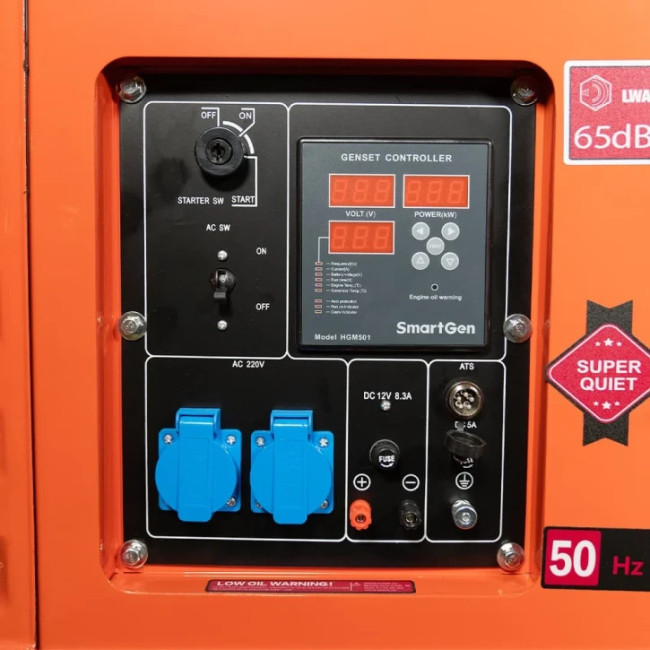 Дизельный генератор Bison BS9500QQ Orange (41-00411)