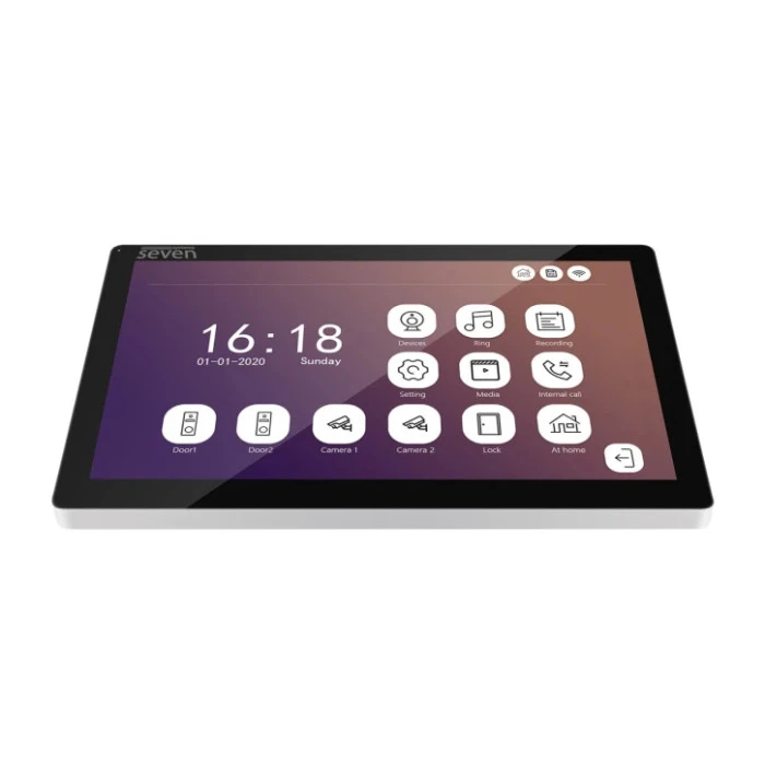 Видеодомофон SEVEN DP-7517FHDW IPS Black