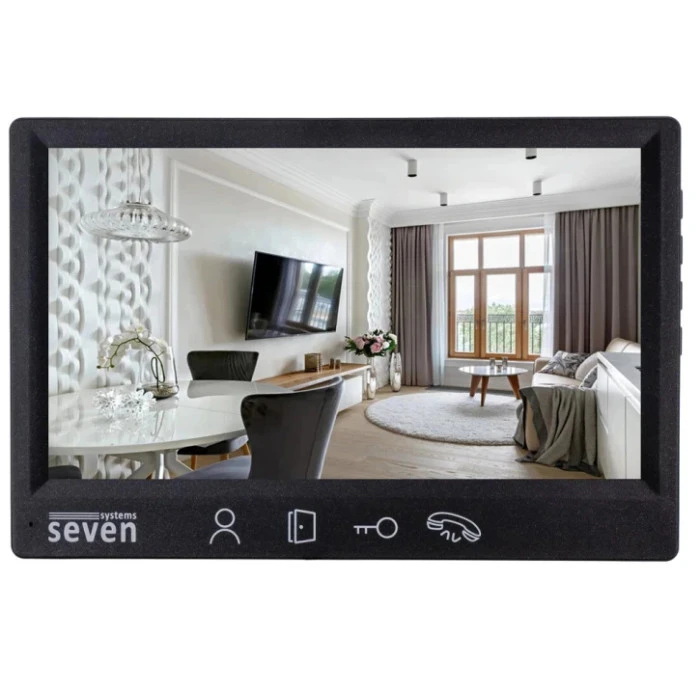 Видеодомофон SEVEN DP-7571FHD Black