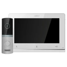 Комплект видеодомофона Arny AVD-7123 White/Silver