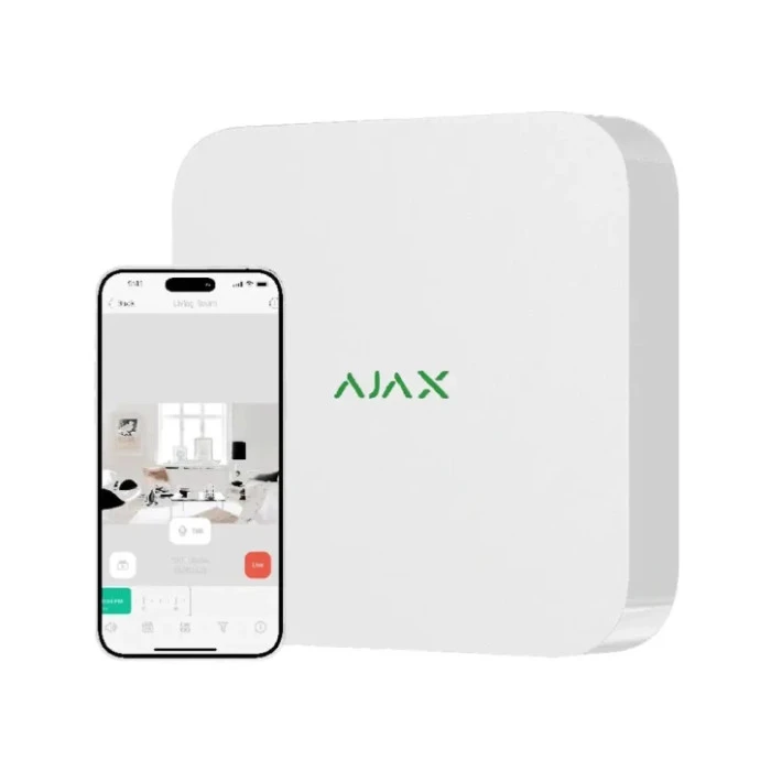 Сетевой видеорегистратор Ajax NVR (8ch) (8EU) White (70936.122.WH)