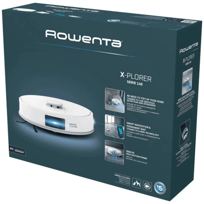 Робот-пилосос Rowenta X-PLORER Serie 140 Total Care (RR9177WH)