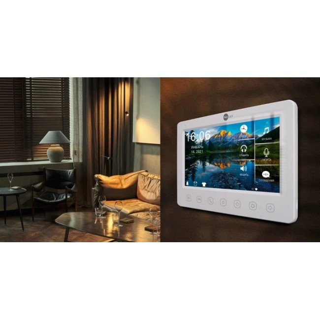 Комплект видеодомофона Neolight NeoKIT HD WiFi Graphite