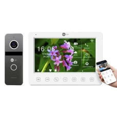 Комплект видеодомофона Neolight NeoKIT HD WiFi Graphite