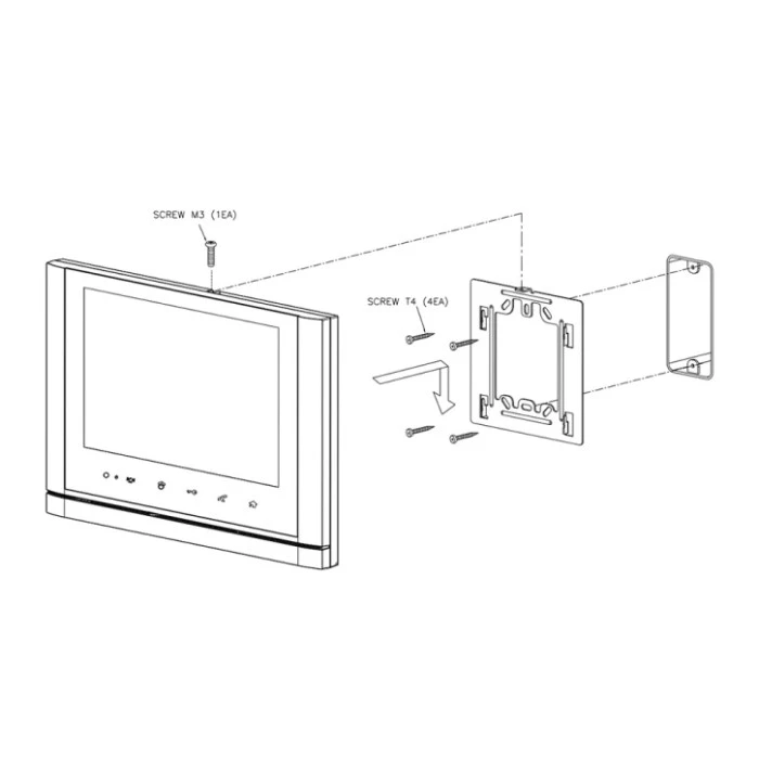 IP видеодомофон Commax CIOT-1020M Commax 7114