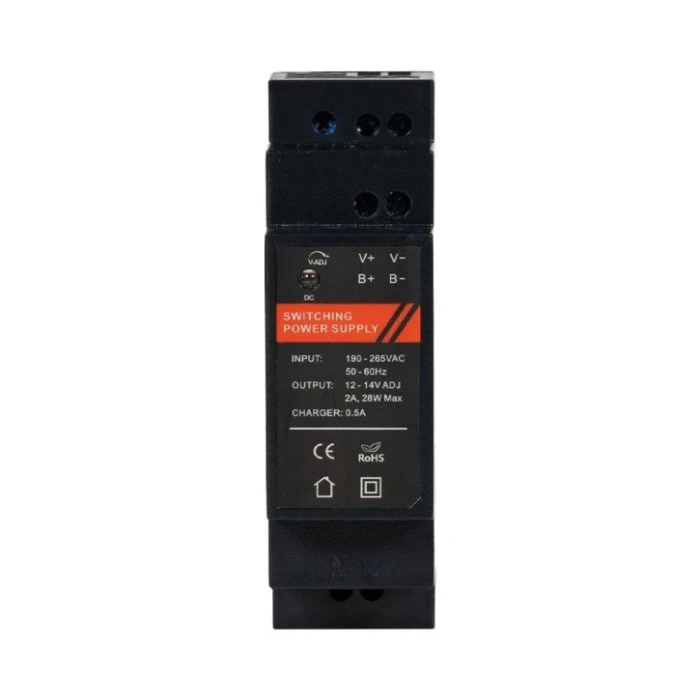 Джерело безперебійного живлення Kraft PSU-1202DIN(P) з кріпленням на DIN-рейку (43-00106)