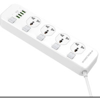 Мережевий фільтр ProLogix Premium PR-SC4408W 4/2m, 4xUSB White (PR-SC4408W)