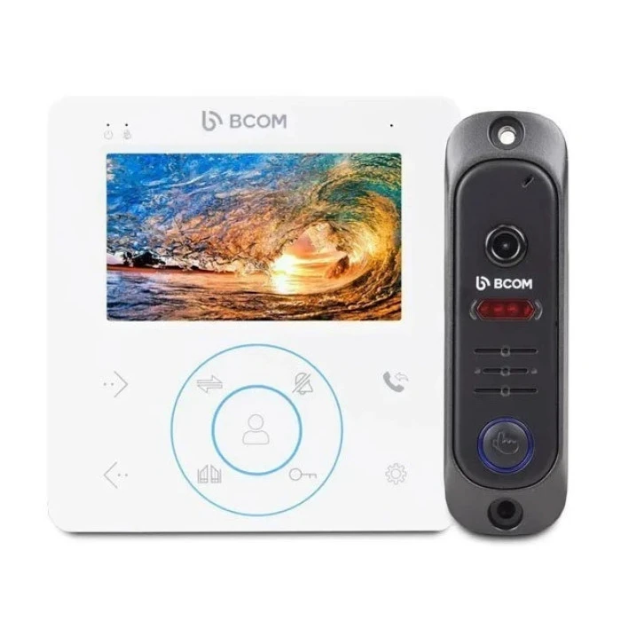 Комплект видеодомофона BCOM BD-480M Kit White (240556)