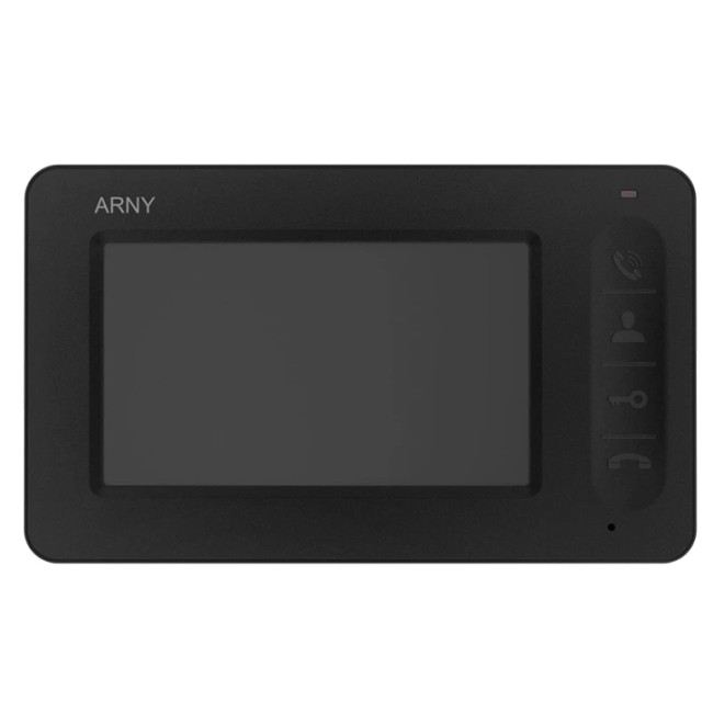 Комплект відеодомофону Arny AVD-4005 Black/Dark brown