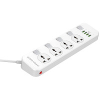 Мережевий фільтр ProLogix Premium PR-SC4408W 4/2m, 4xUSB White (PR-SC4408W)