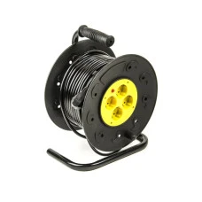 Удлинитель на катушке PowerPlant 20 м, 3x1.5мм2, 10А, 4 розетки, морозостойкий (JY-2002/20) PowerPlant 8944