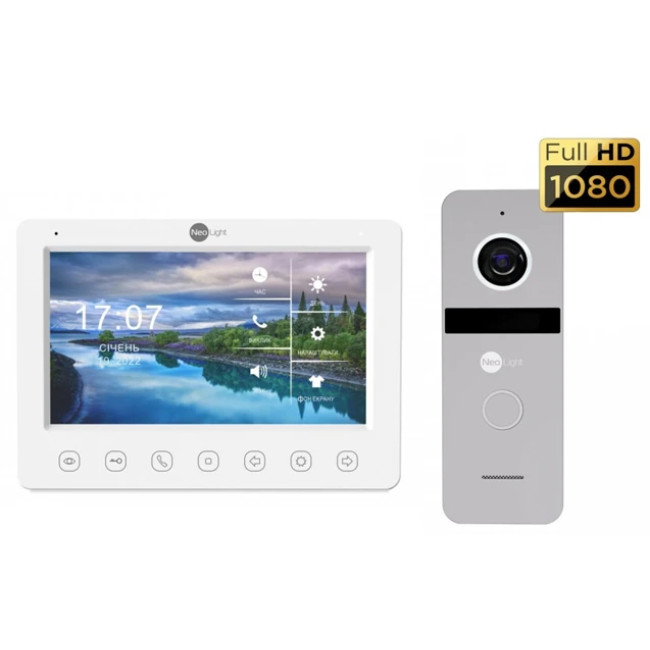Комплект видеодомофона Neolight KAPPA HD Kit Silver