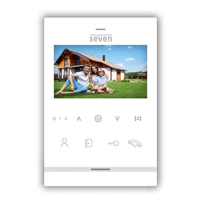 Видеодомофон SEVEN DP–7541 White