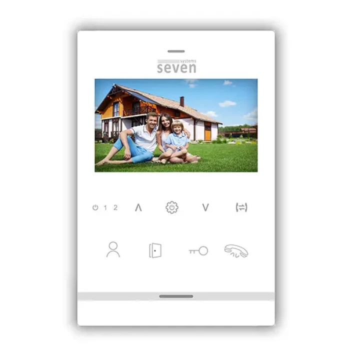 Видеодомофон SEVEN DP–7541 White