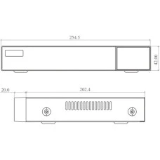 IP-видеорегистратор 8-канальный 6Mp TVT TD-3008H1-8P-B1 с 8 портами PoE (77-00328)