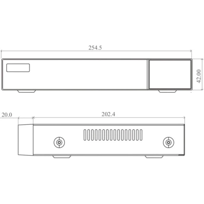 IP-видеорегистратор 8-канальный 6Mp TVT TD-3008H1-8P-B1 с 8 портами PoE (77-00328)
