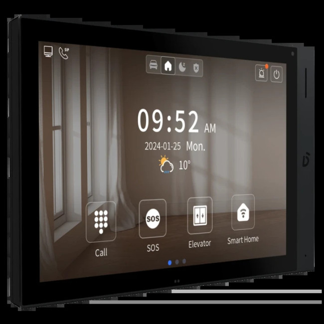 IP видеодомофон Dnake H618A с Wi-fi Black (00-00009447)