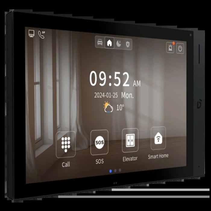 IP видеодомофон Dnake H618A с Wi-fi Black (00-00009447)