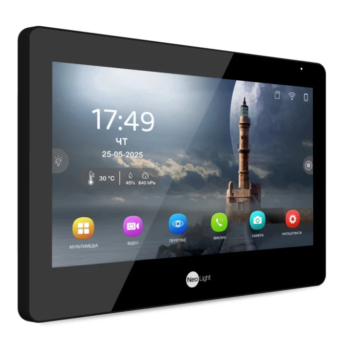 Комплект відеодомофону Neolight Mezzo Hybrid HD Kit (Mezzo Hybrid + Solo FHD) B/Graphite