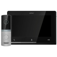Комплект видеодомофона Arny AVD-7121 Black/Silver