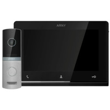 Комплект видеодомофона Arny AVD-7121 Black/Silver
