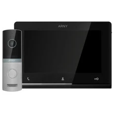Комплект видеодомофона Arny AVD-7121 Black/Silver