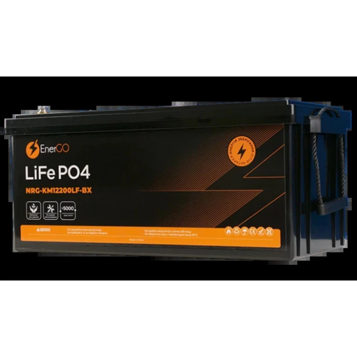 Аккумулятор EnerGo LiFePO4 12V 200Ah (NRG-KM12200LF-BX)